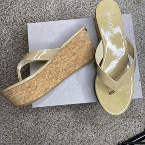 Jimmy Choo Platform Thong Strap Sandal